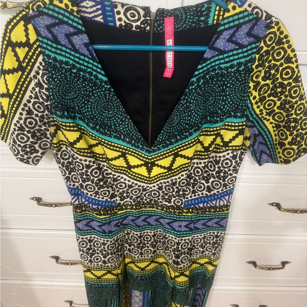Tracy Reese Multicolor Patterned Dress